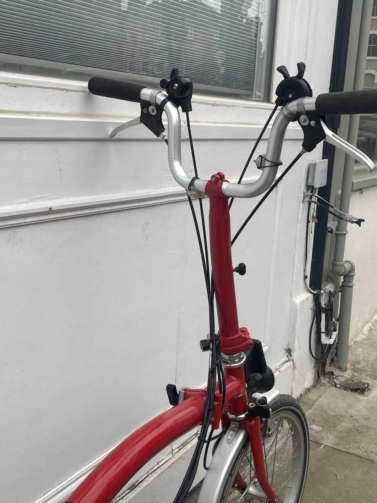 Brompton M6R Folding Bike 6-Speed, Red