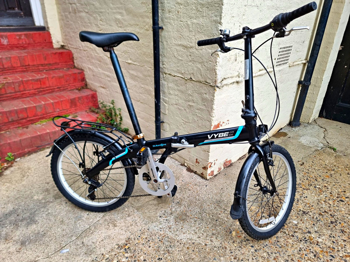 Local Delivery SERVICED folding bike 20 inch wheels XL seat tube bicycle SE95QF