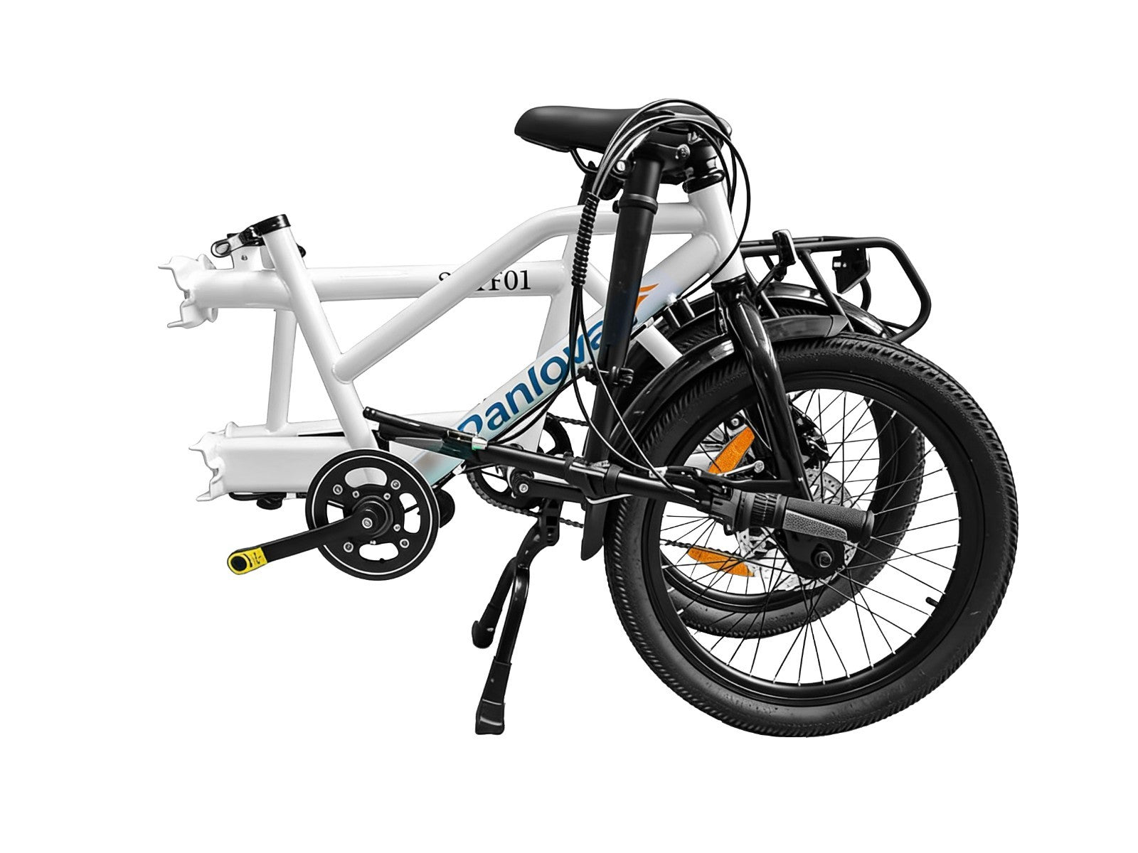20" Wheel Folding Tandem Bicycle bike, 7 SP Shimano, Full Disc Brakes -20TF01W5R