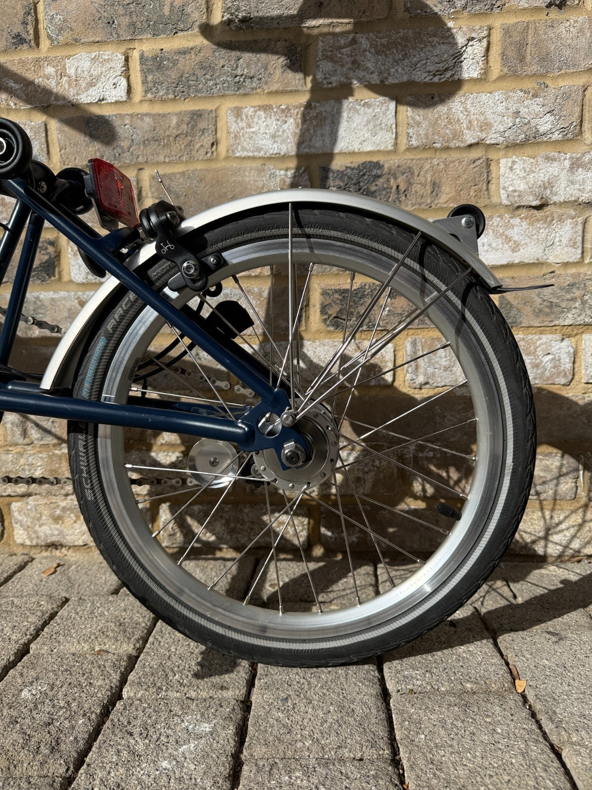 Brompton Tempest Blue 3 Speed Mid C Line M3L - Great Condition - World Shipping