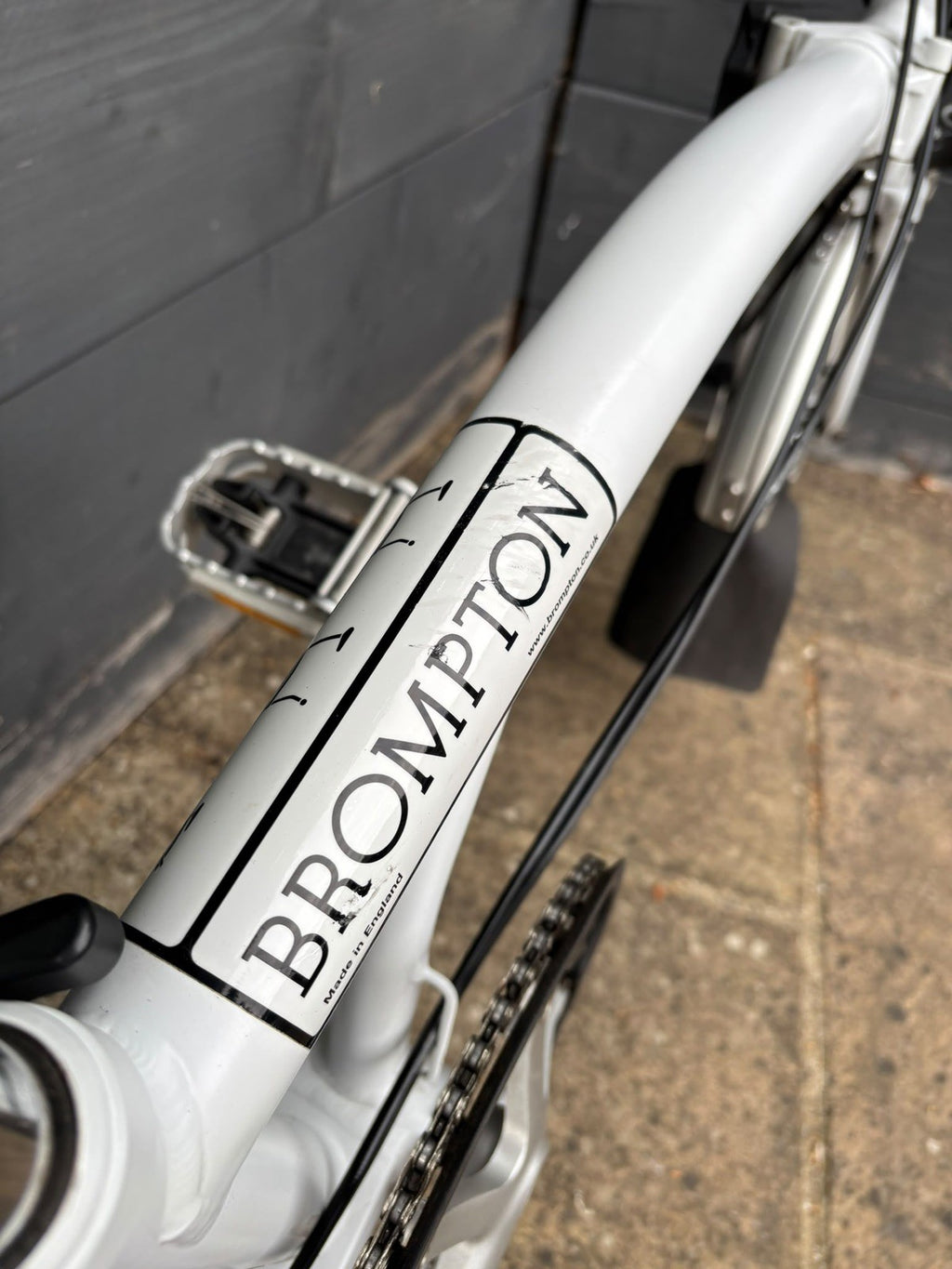 Brompton S3L Folding Bike 3 Speed C Line in White