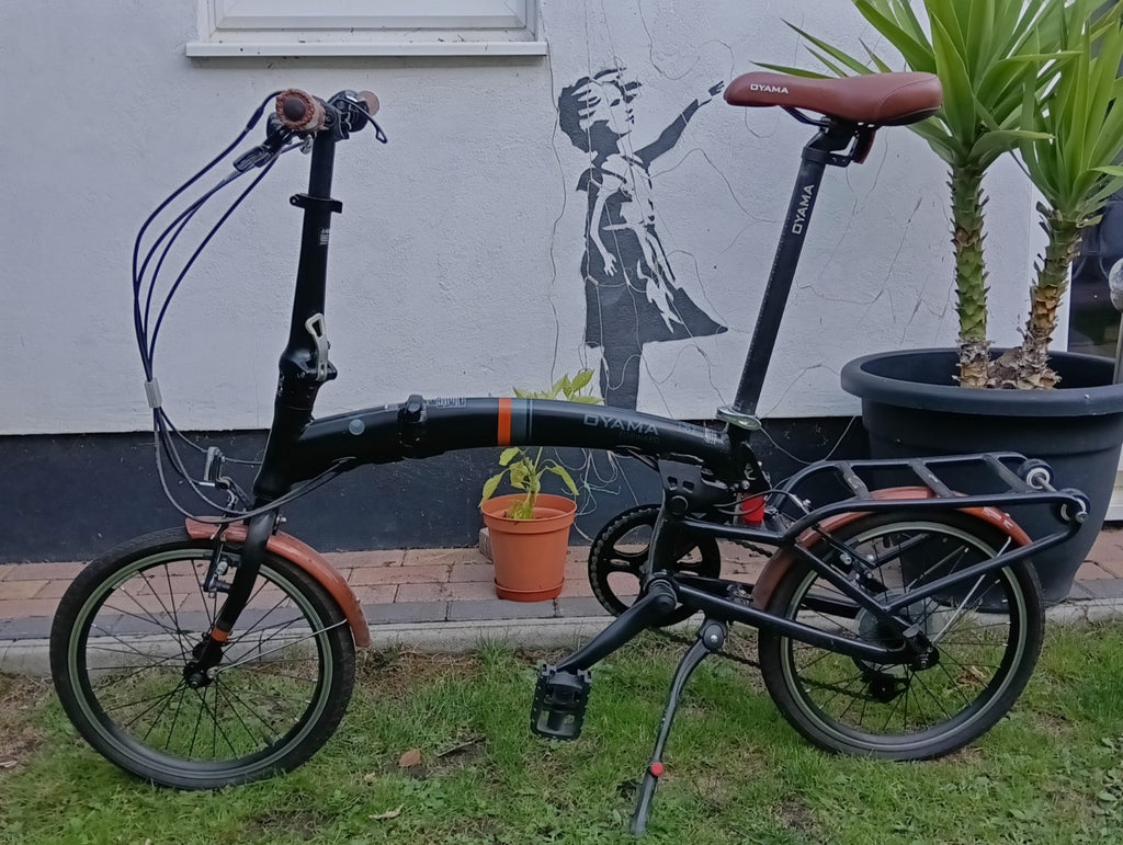 Oyama folding bike 6061 alu frame , Brompton folding system