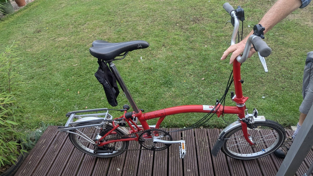 Brompton Folding Folder Bike 6-Speed, Red