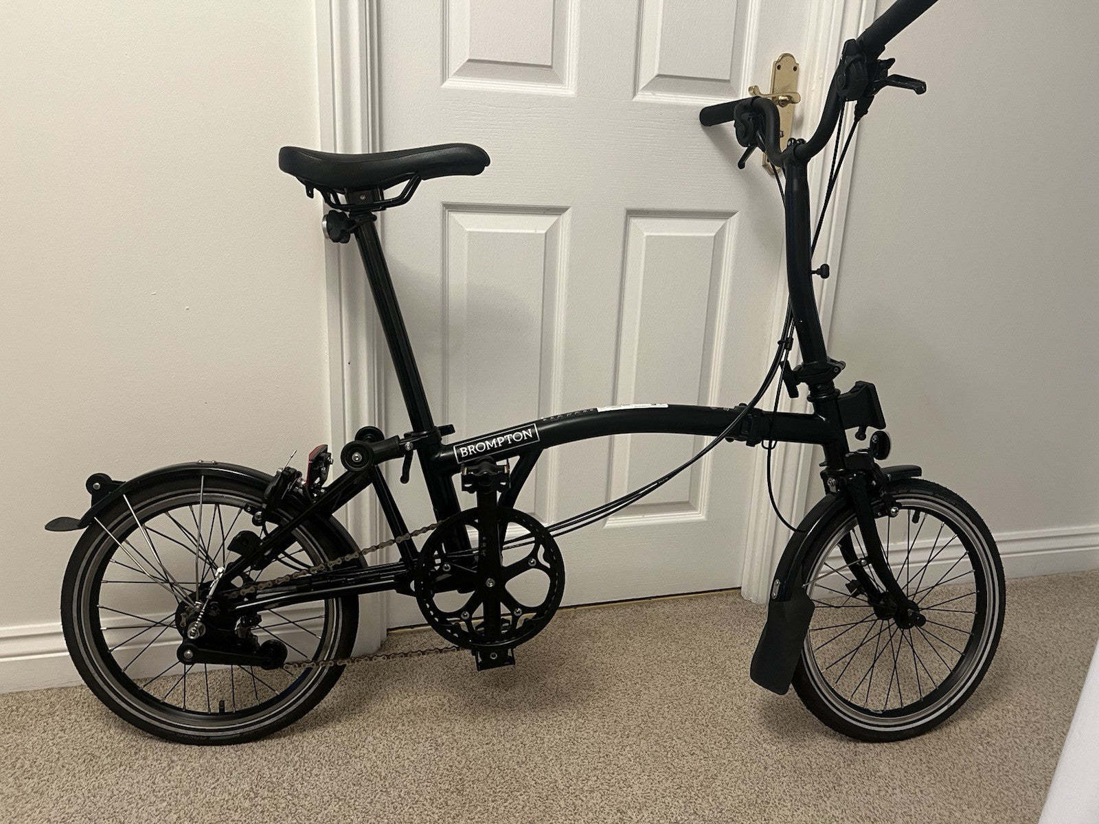 Brompton Folding Bike 6-Speed Black