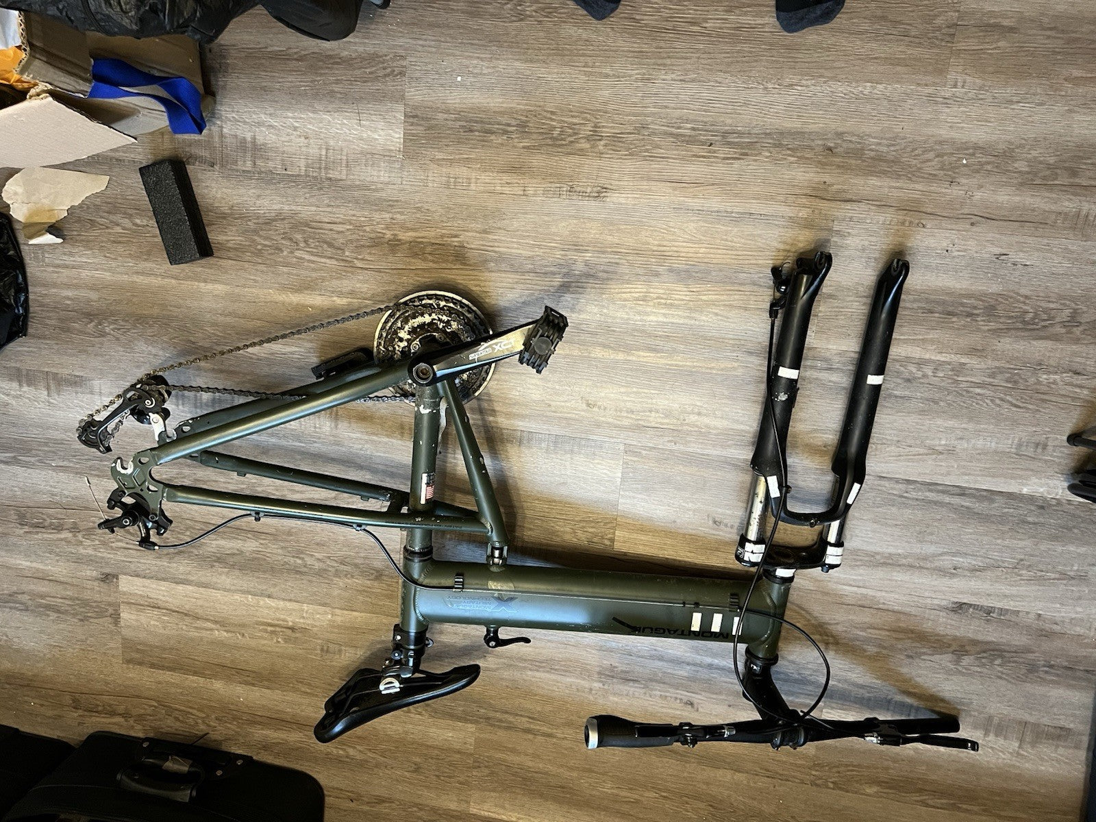Montague Paratrooper Folding Mountain Bike Frame Only