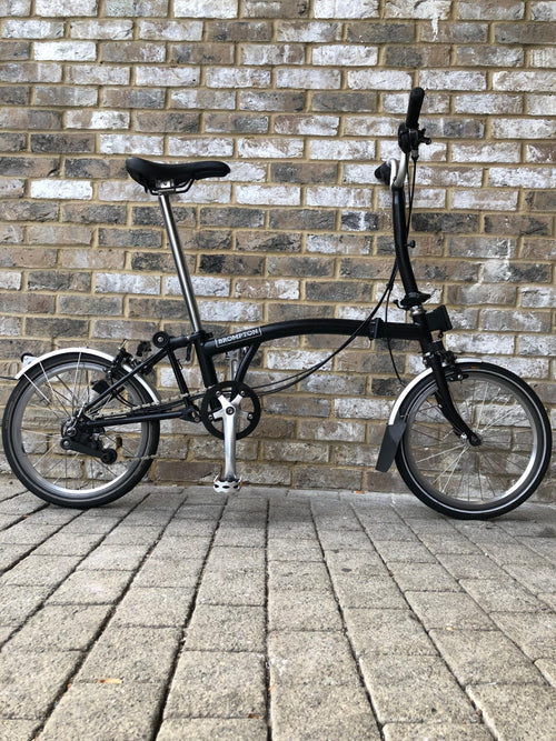 Brompton Black M6L (C Line Explore 6 Speed) - Worldwide Delivery