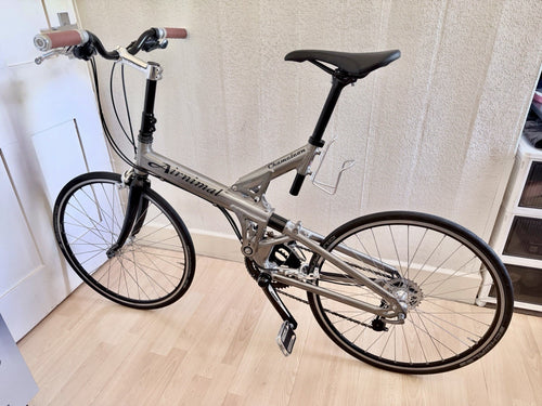 Airnimal Chameleon Folding Bike. Very Rare Naked Lacquer Finish. Stunning!