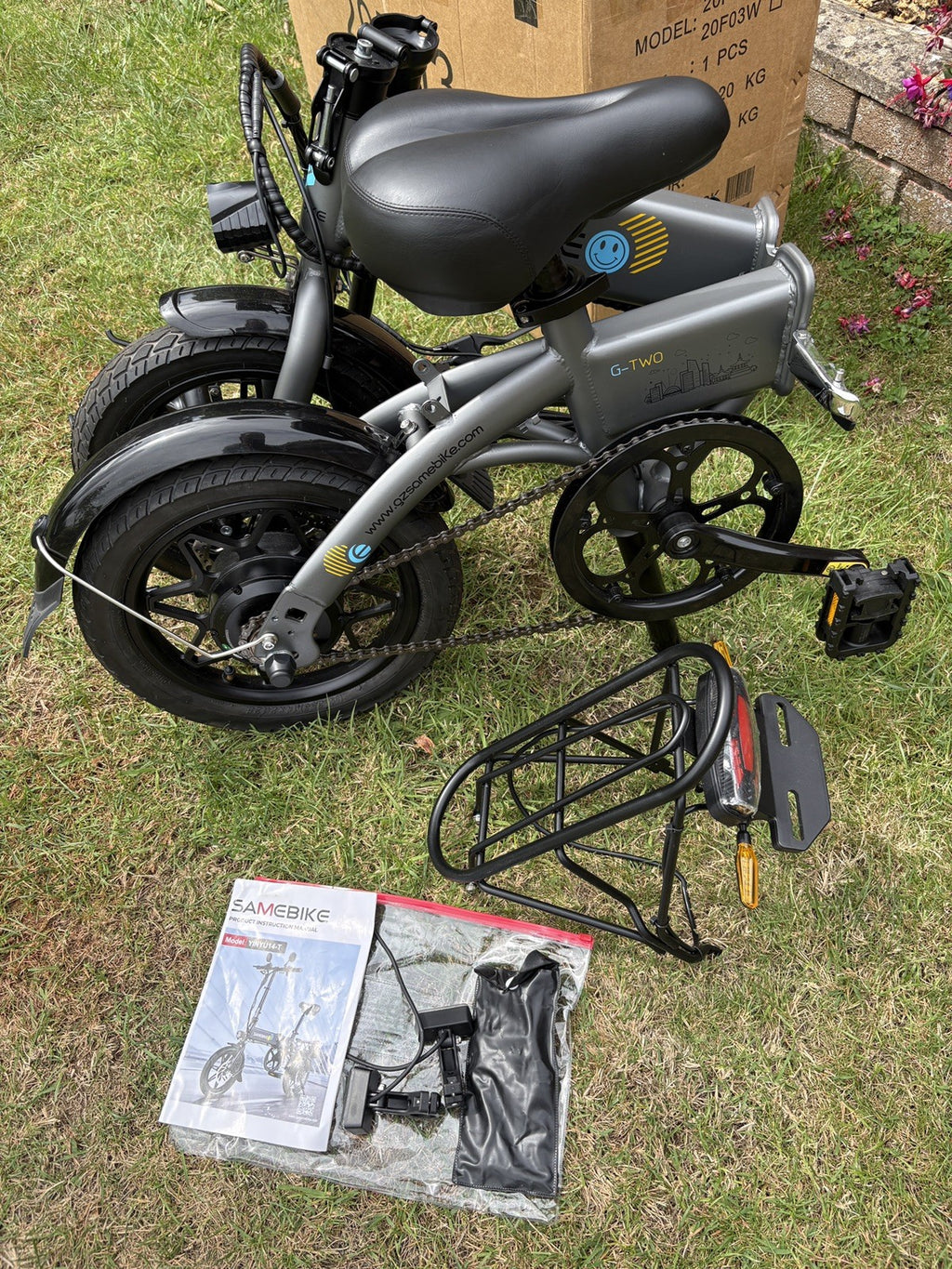 Samebike  Bike Citybike 14" 36V 7.8AH Folding Commuter MINI BIKE