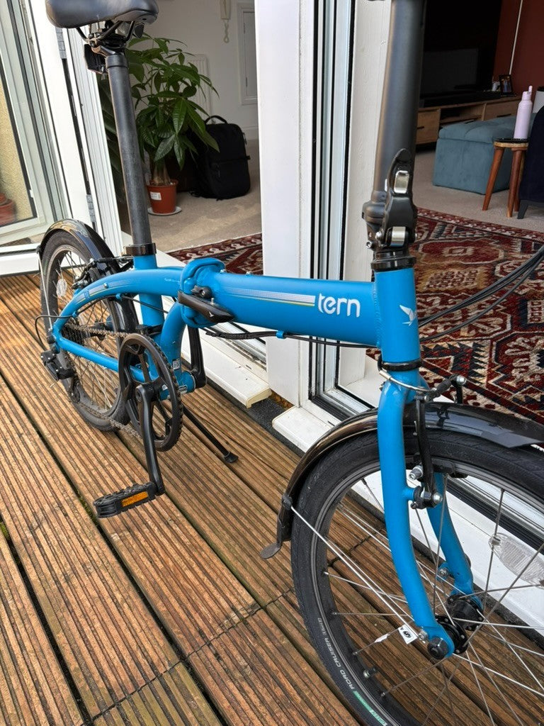 Tern Link B7 Folding Bicycle 20" - Blue - Good Condition