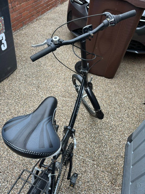 Tiger Black Foldaway Bike 5 Speed