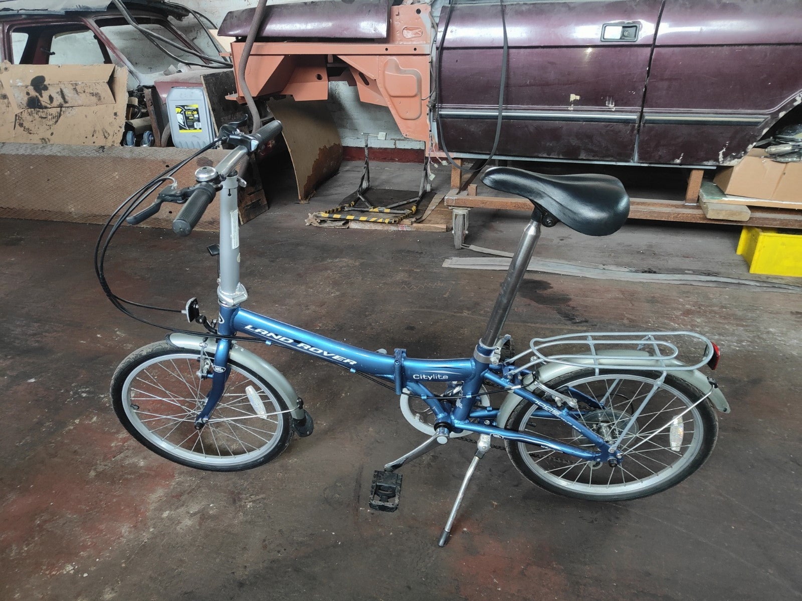 Land Rover City Lite Folding Bike 6 Speed , 7005 Aluminium Frame & Carry Bag
