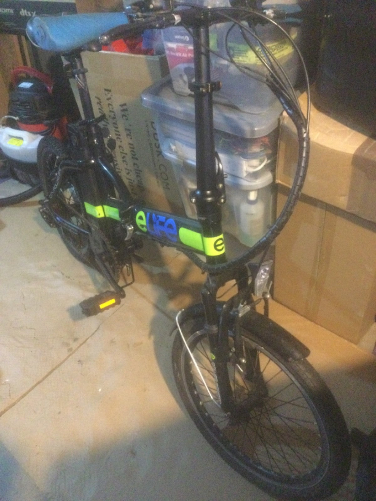folding bike used (e-life)