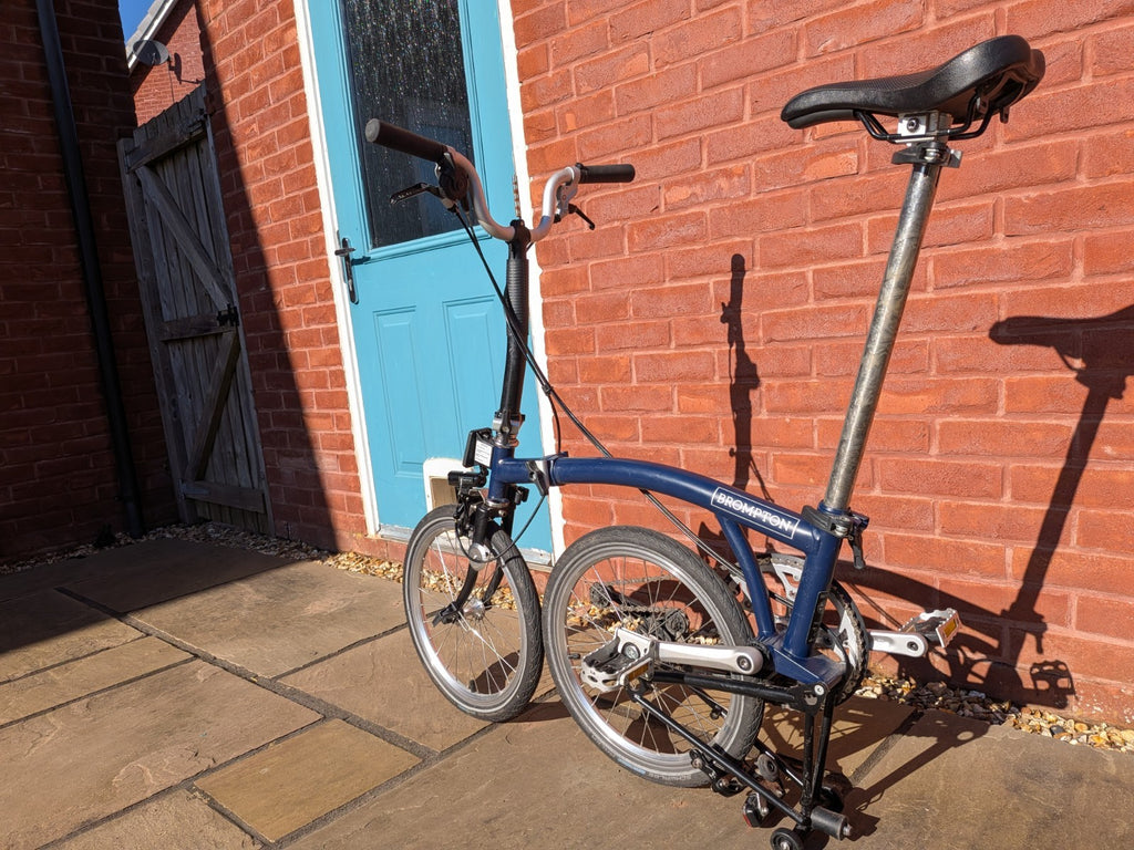Brompton C-line Folding Commuter Bike,  two speed