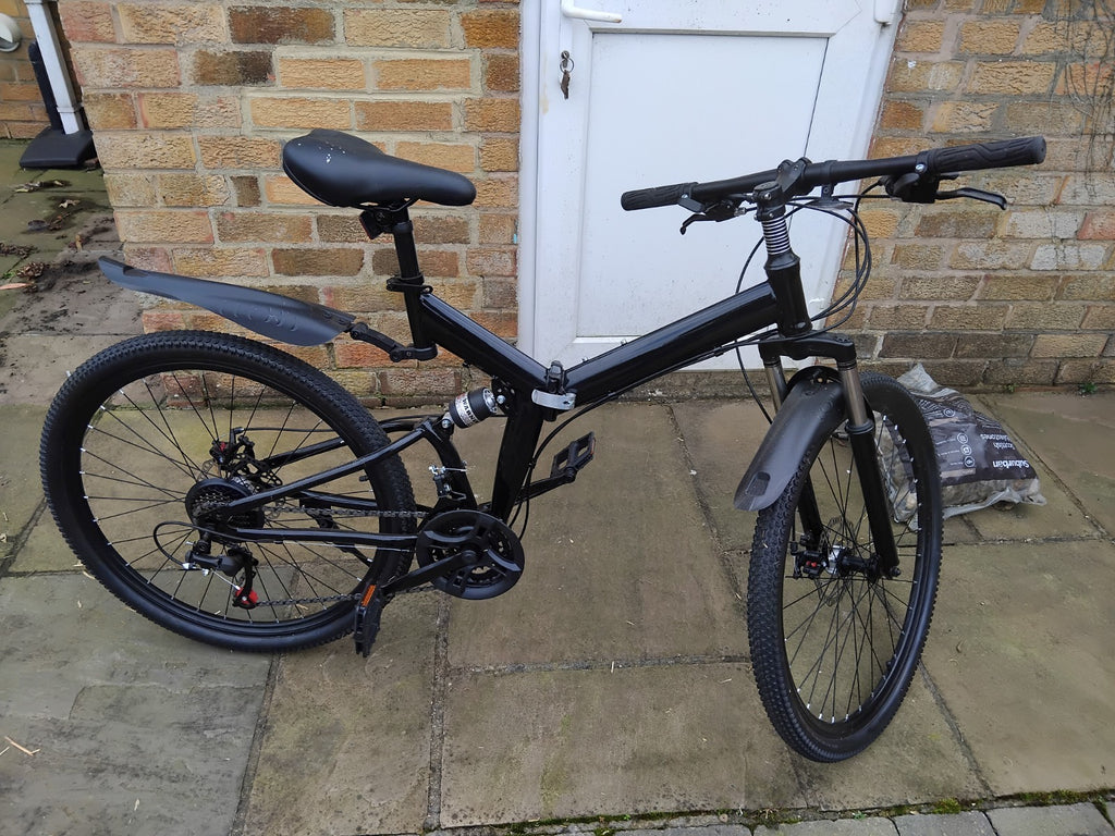 Folding mountain bike