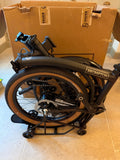 Brompton G Line with Roller Frame - 8-speed - LARGE Space Black - NEW RRP £2749