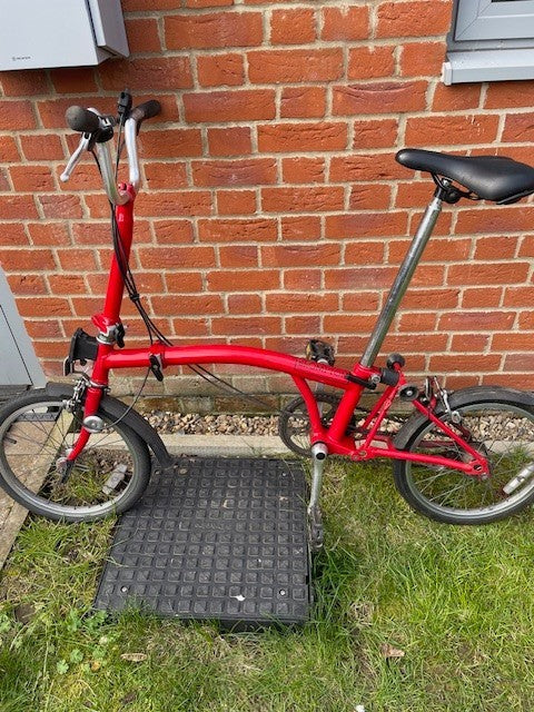 Brompton folding bike 3 speed