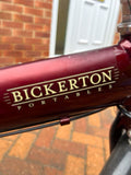 Bickerton Junction 1707 20in Folding Bike V-Brake Flat Bar Derailleur Red
