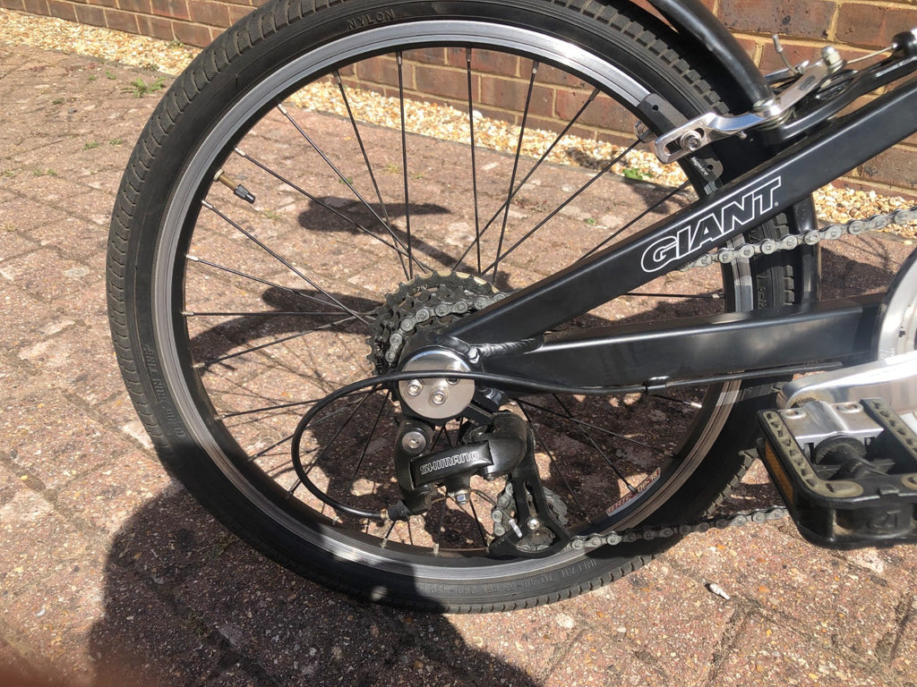 Two Giant Halfway Lightfolding bikes used
