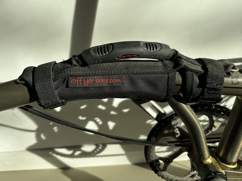 Brompton 6 speed C Line Folding Bike in stylish raw lacquered finish. + Extras