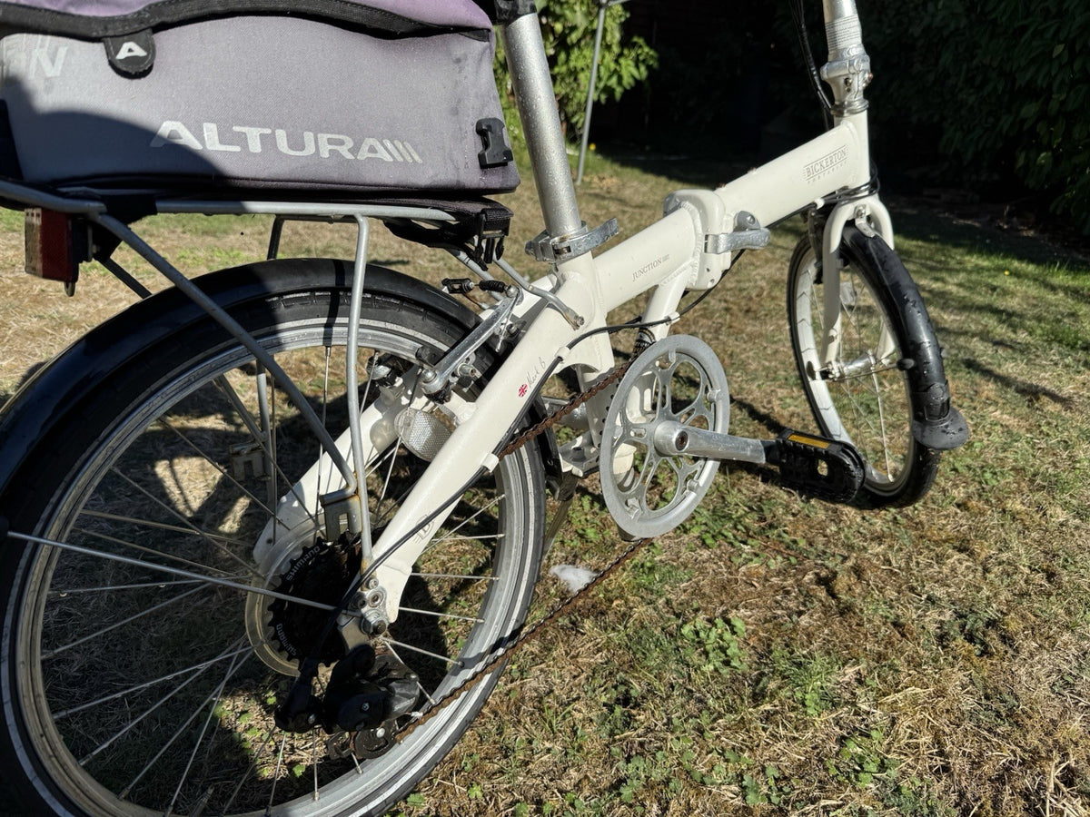 Bickerton Junction 1607 Country Folding Bike  with pannier, bike pump and lock