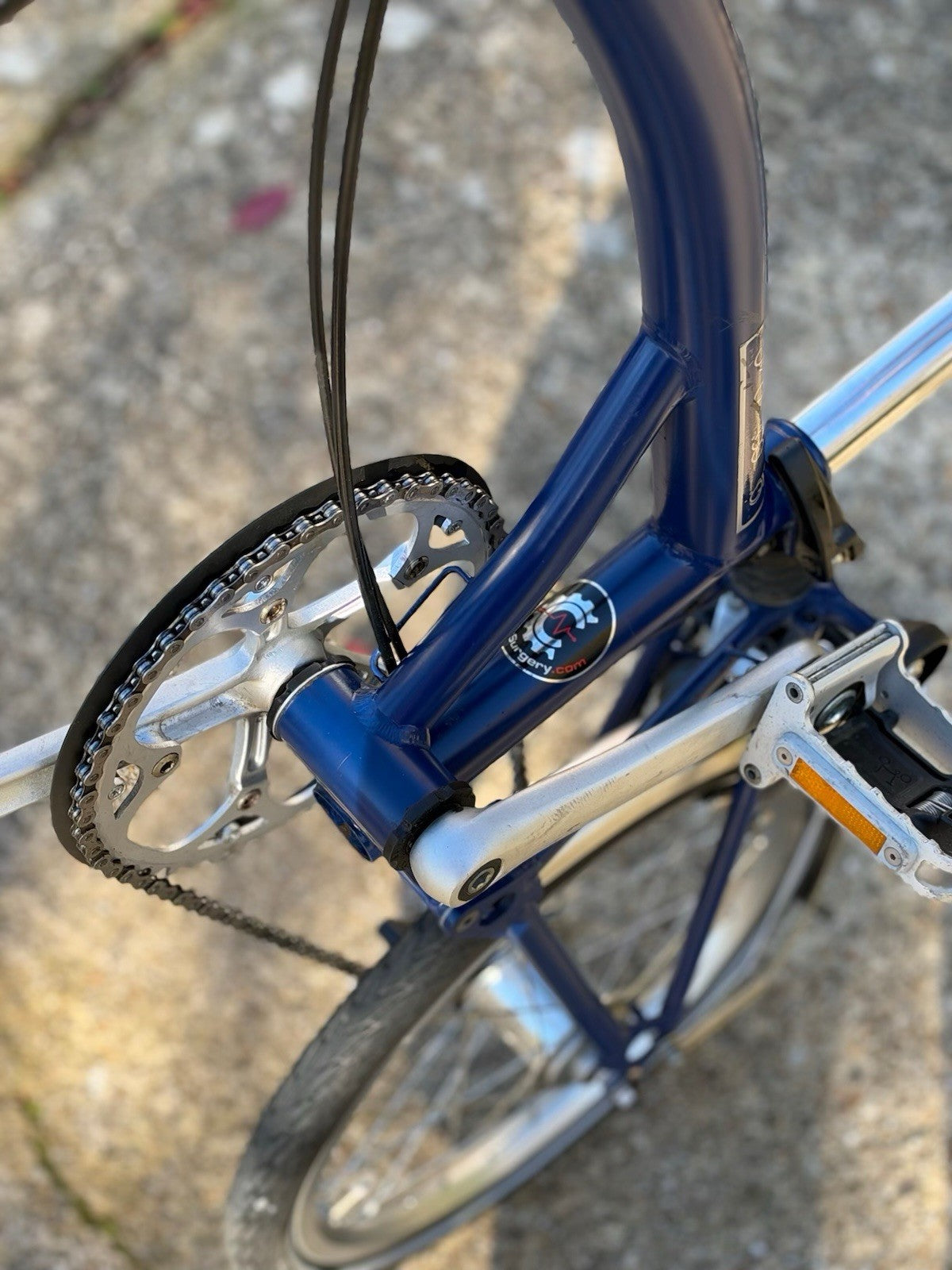 Brompton M3L 2013 Folding Bike 3-Speed, Tempest Blue