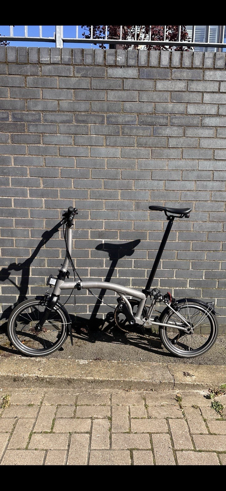 Brompton T Line, 4 Speed, First Edition, Titanium and Carbon, Folding Bike