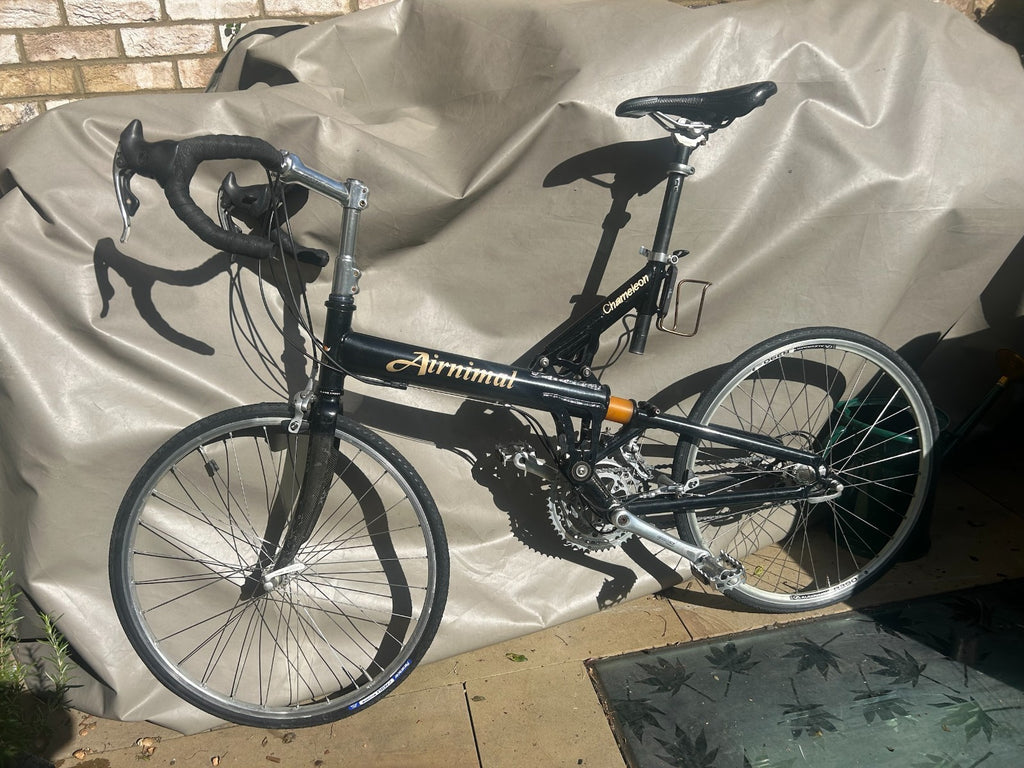 Airnimal Chameleon Folding Road Bike 24" Wheels Drop Bar Campagnolo Serviced