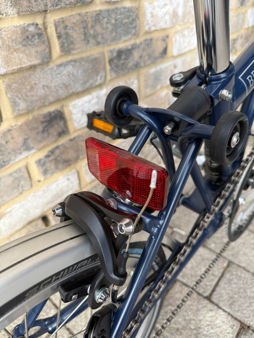 Brompton Tempest Blue 3 Speed Mid C Line M3L - Great Condition - World Shipping