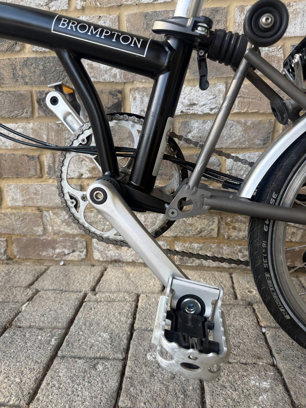Brompton S6L-X Black - Superlight Titanium - WORLDWIDE SHIPPING