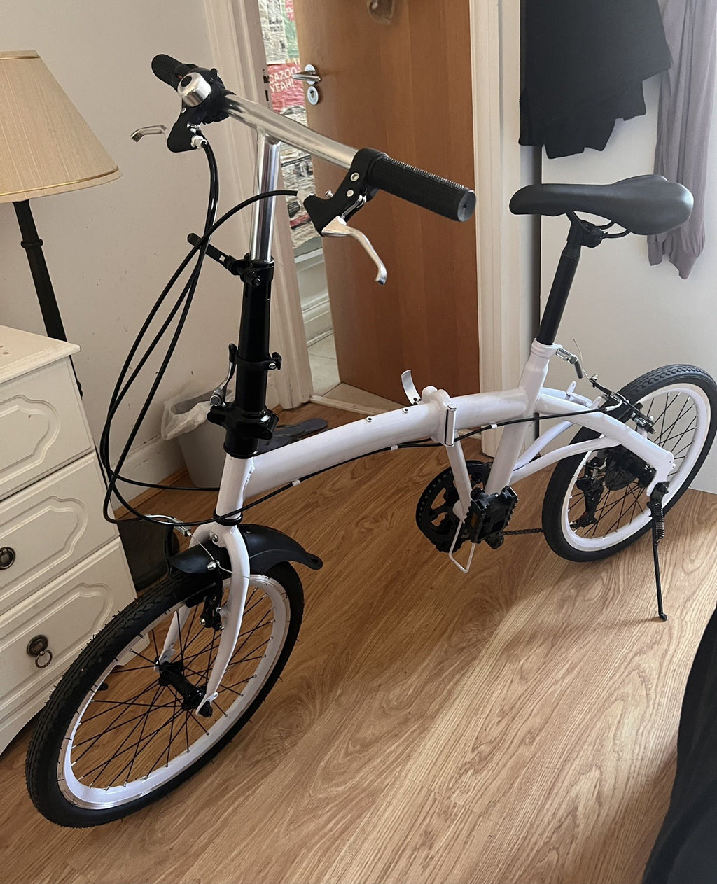 20" Folding Bike Adults Bicycle Lightweight Alloy Bicycle Folding City Bike UK