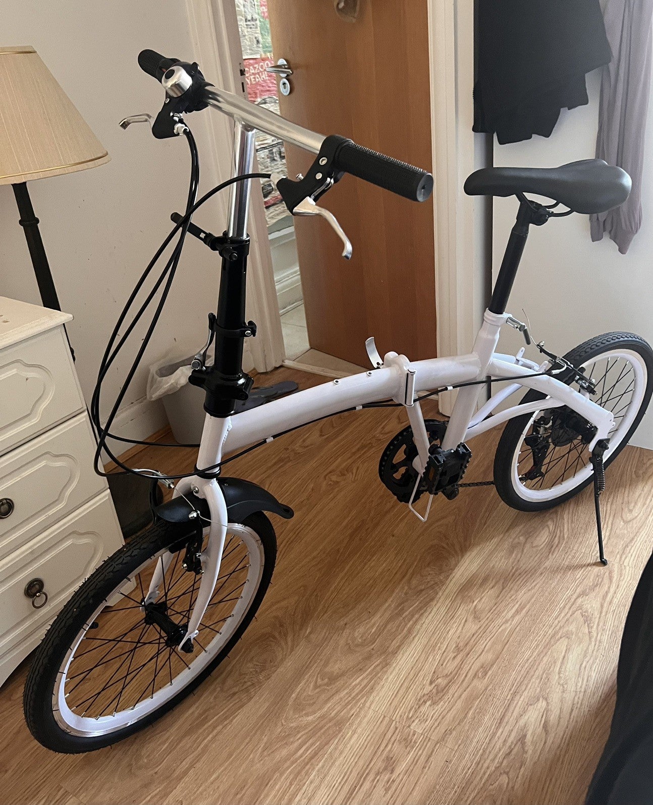 20" Folding Bike Adults Bicycle Lightweight Alloy Bicycle Folding City Bike UK