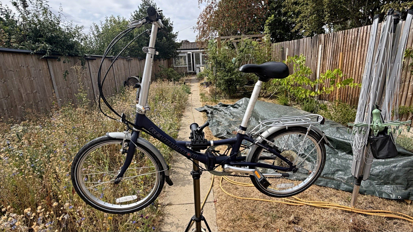 Dahon Revolution Compact 20in Folding Bike Blue/Silver  Brompton