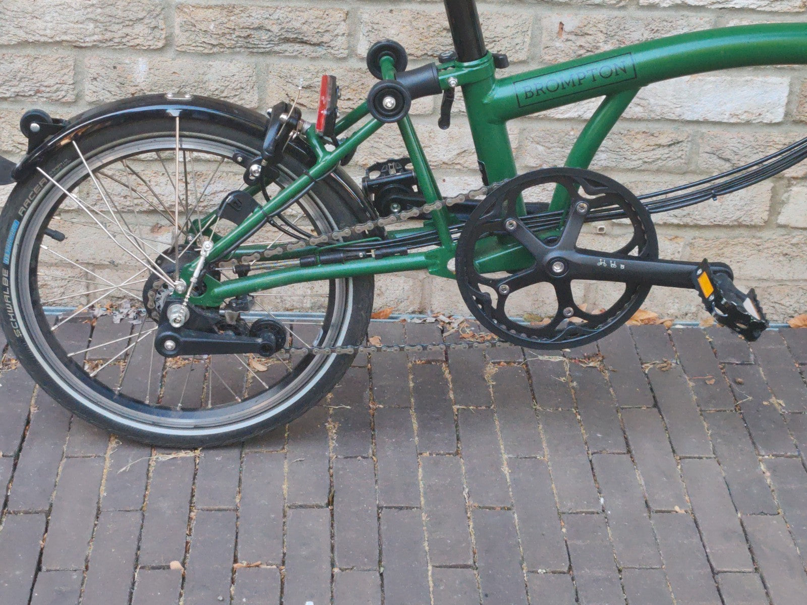 2025 Brompton C Line Explore 6 Speed Black Edition Racing Green Dynamo