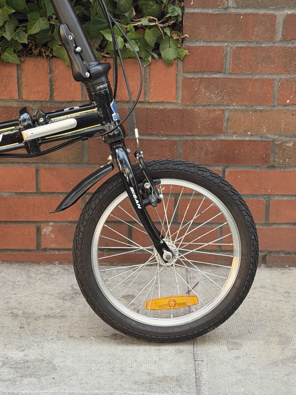 Bisan FX3800 Folding Bike – Black, 16” Wheels, Used, Working Condition