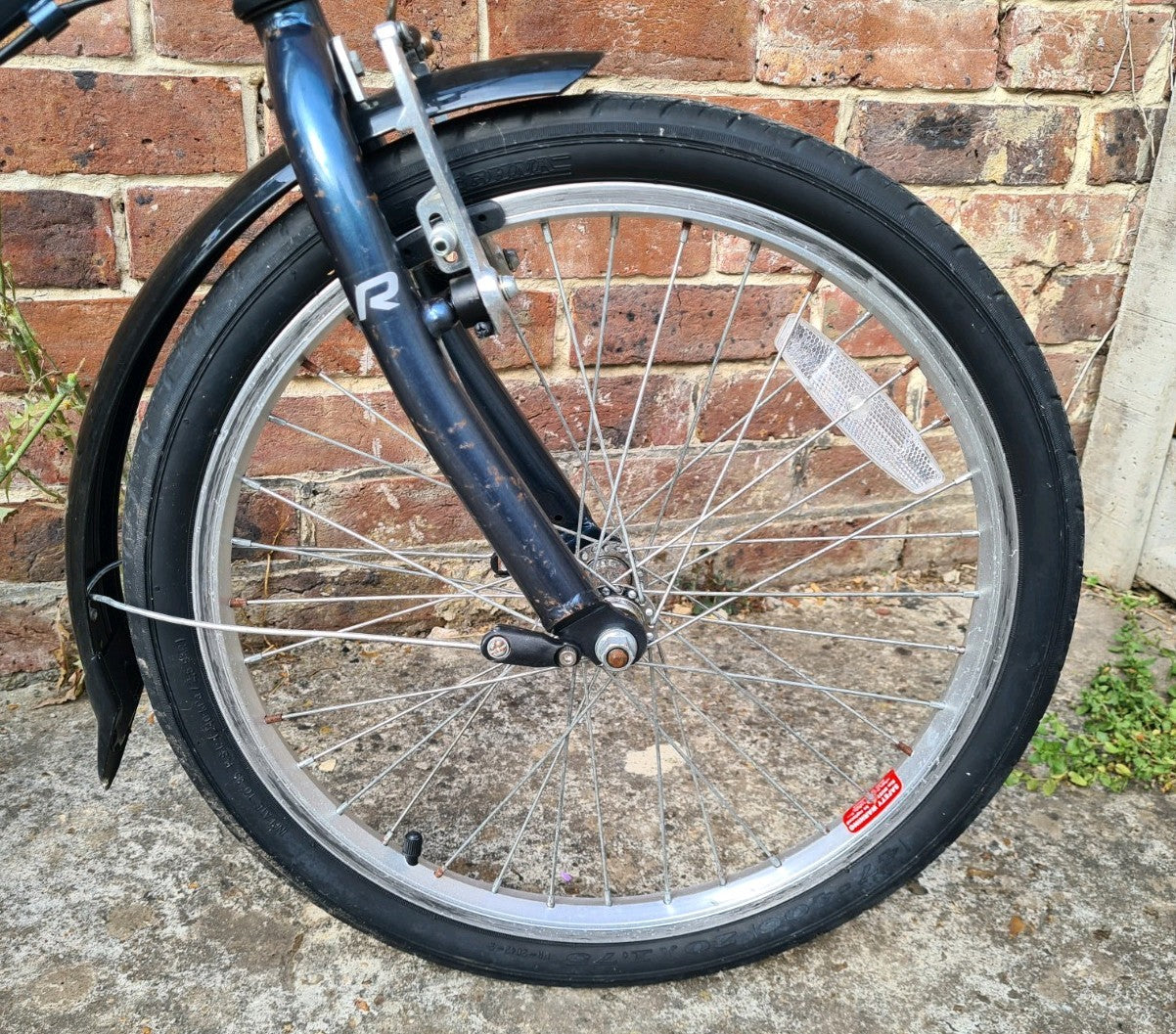 Raleigh EVO 7 SP Folding Bike Grey Bicycle 20" Wheels