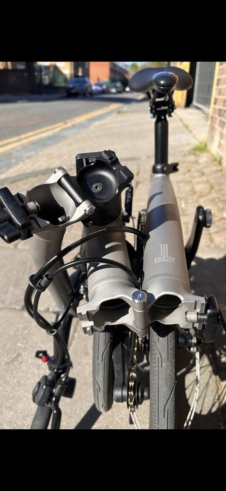 Brompton T Line, 4 Speed, First Edition, Titanium and Carbon, Folding Bike