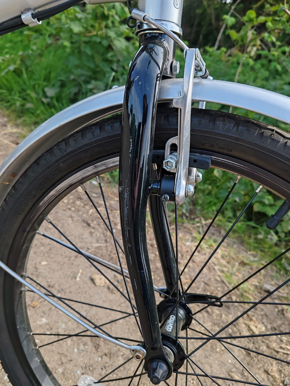 apollo transition folding bike 6 revoshift gears 20inch wheels adults unisex