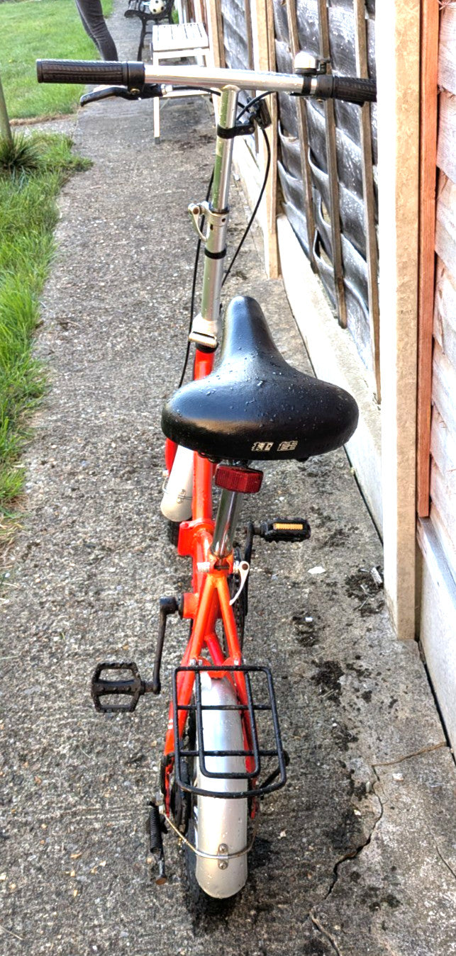Folding Bike 12 Inch Wheels  Red great condition