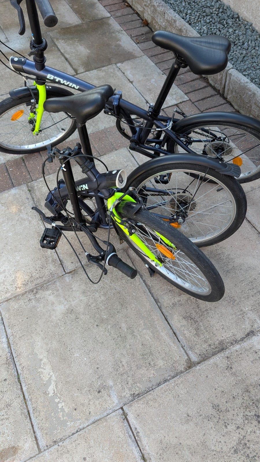For Sale, 2 x BTWIN Folding Bikes, 20inch Wheels, collection only