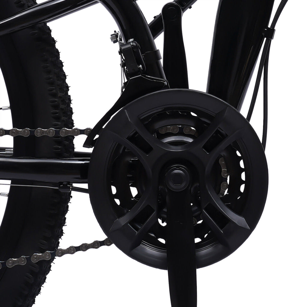 26" 21-Speed Folding Mountain Bike Foldable Bicycle Disc Brake Mountain Bike NEW
