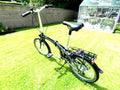 orus folding bike with 20ins wheels very clean light weight 7 gears with  lights