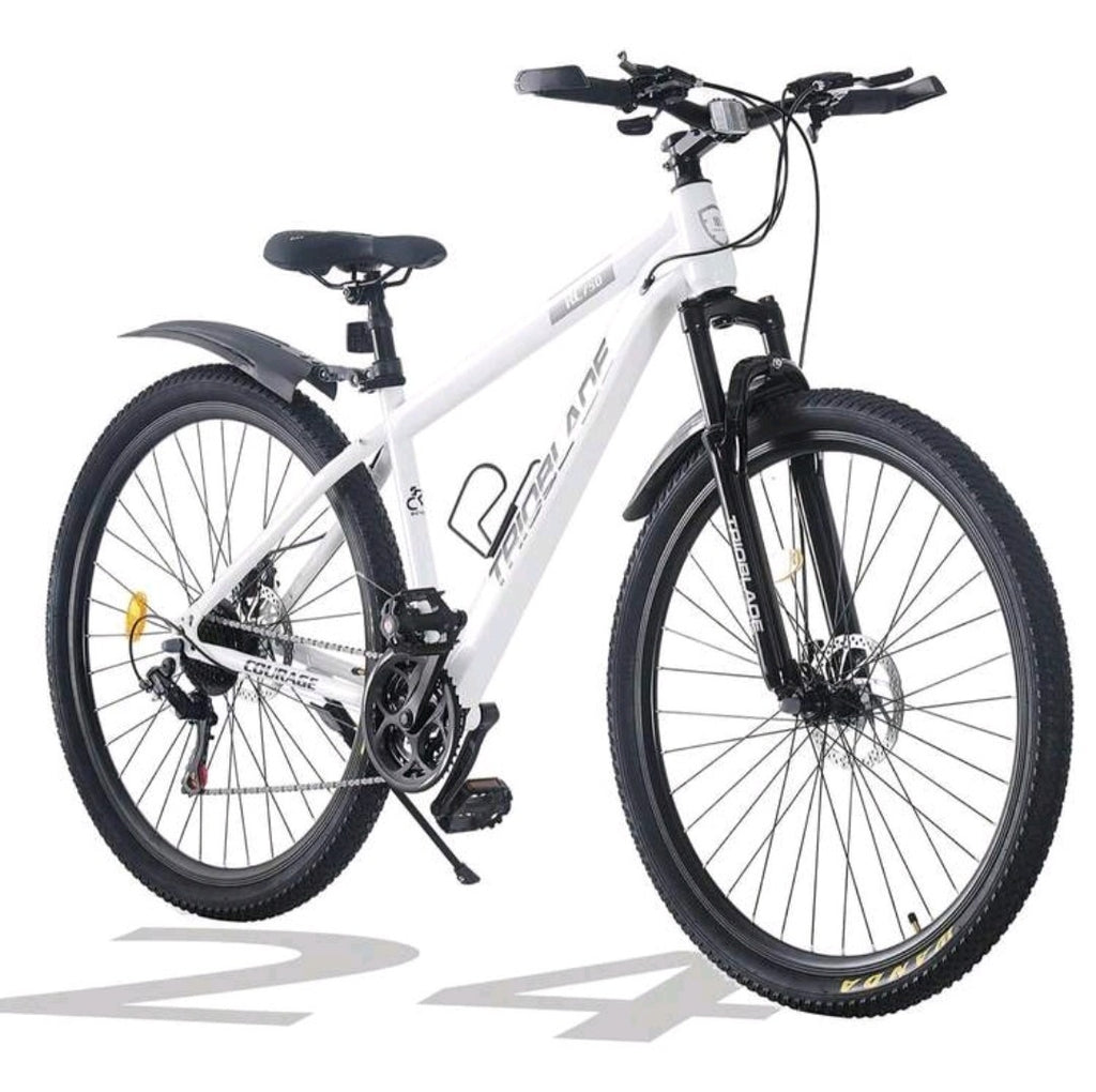 24"-27.5"Folding Mountain Bike 21Speed Full Suspension Bicycle For Men WomenGift