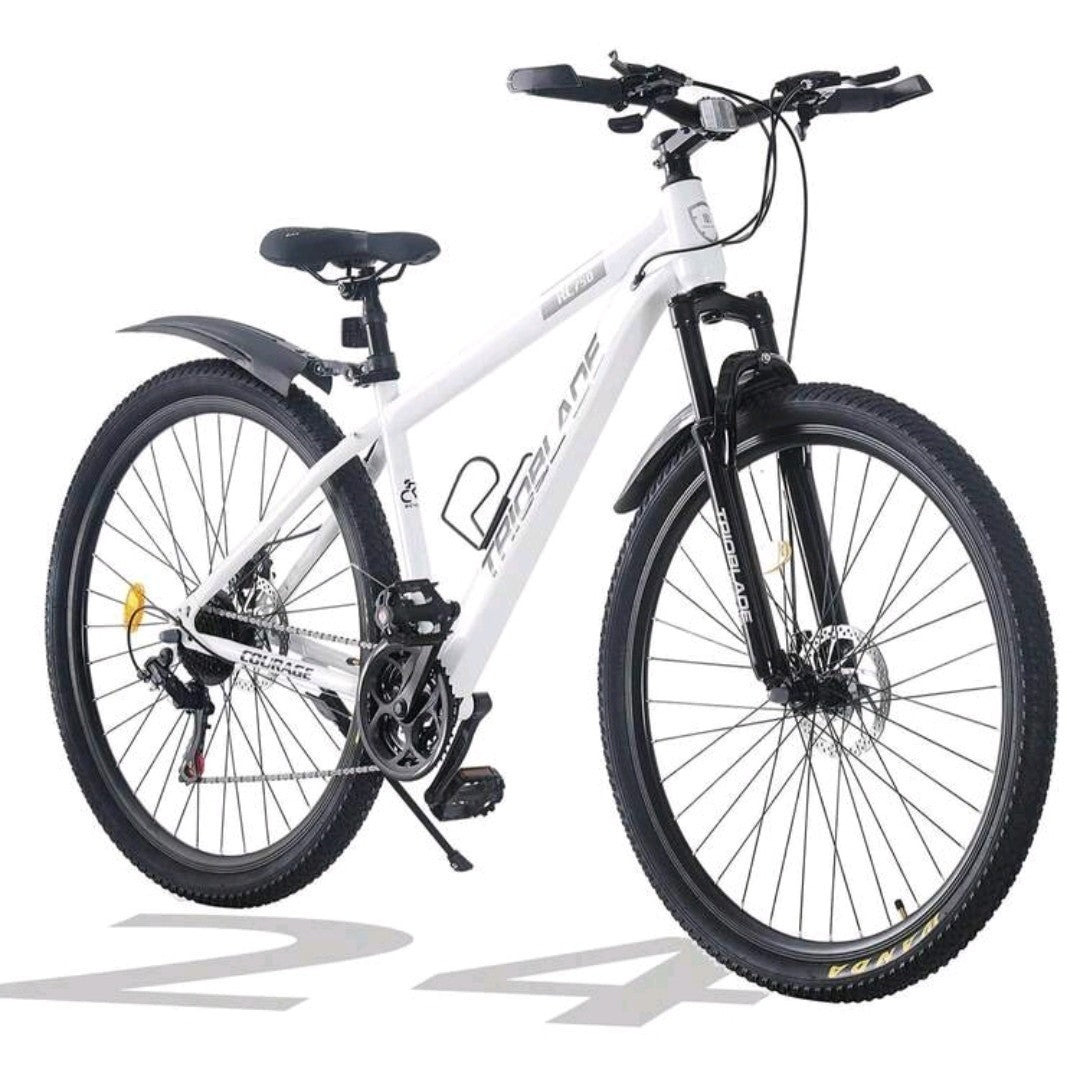 24"-27.5"Folding Mountain Bike 21Speed Full Suspension Bicycle For Men WomenGift