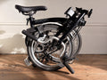 Brompton C Line 2 speed black folding bicycle 2022