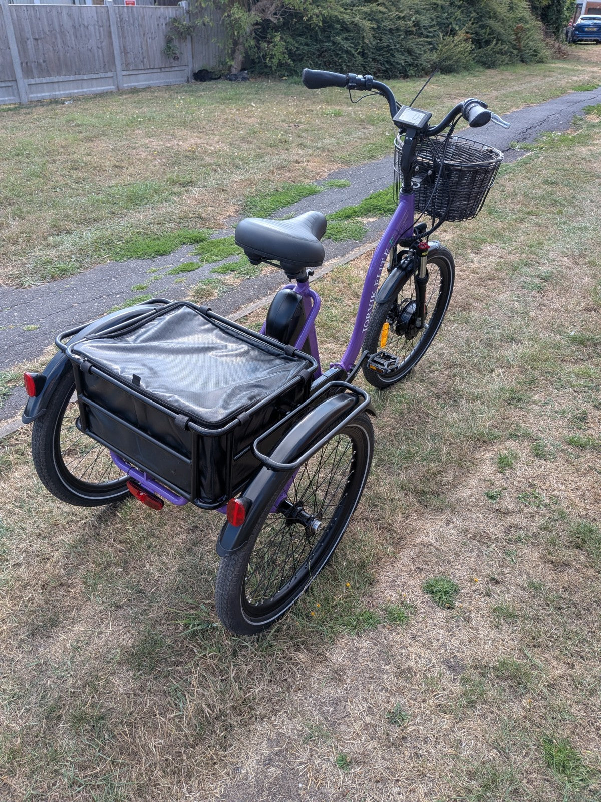 Jorvik JET-E Elite Folding Electric Tricycle,24"  Wheels Excellent Condition