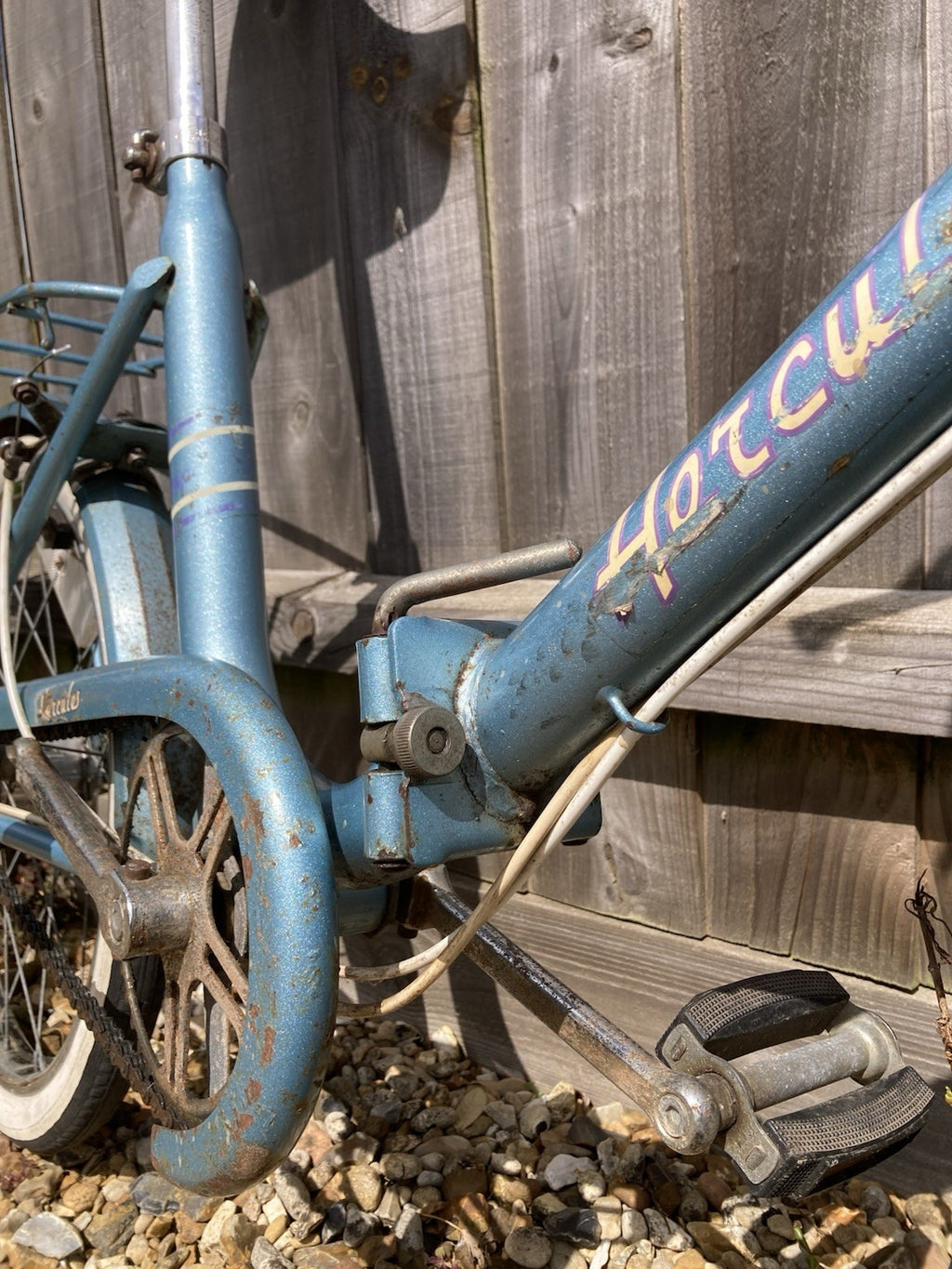 Raleigh Hercules Compact Folding Bike Vintage Stowaway Shopper, Fold-Up, Retro