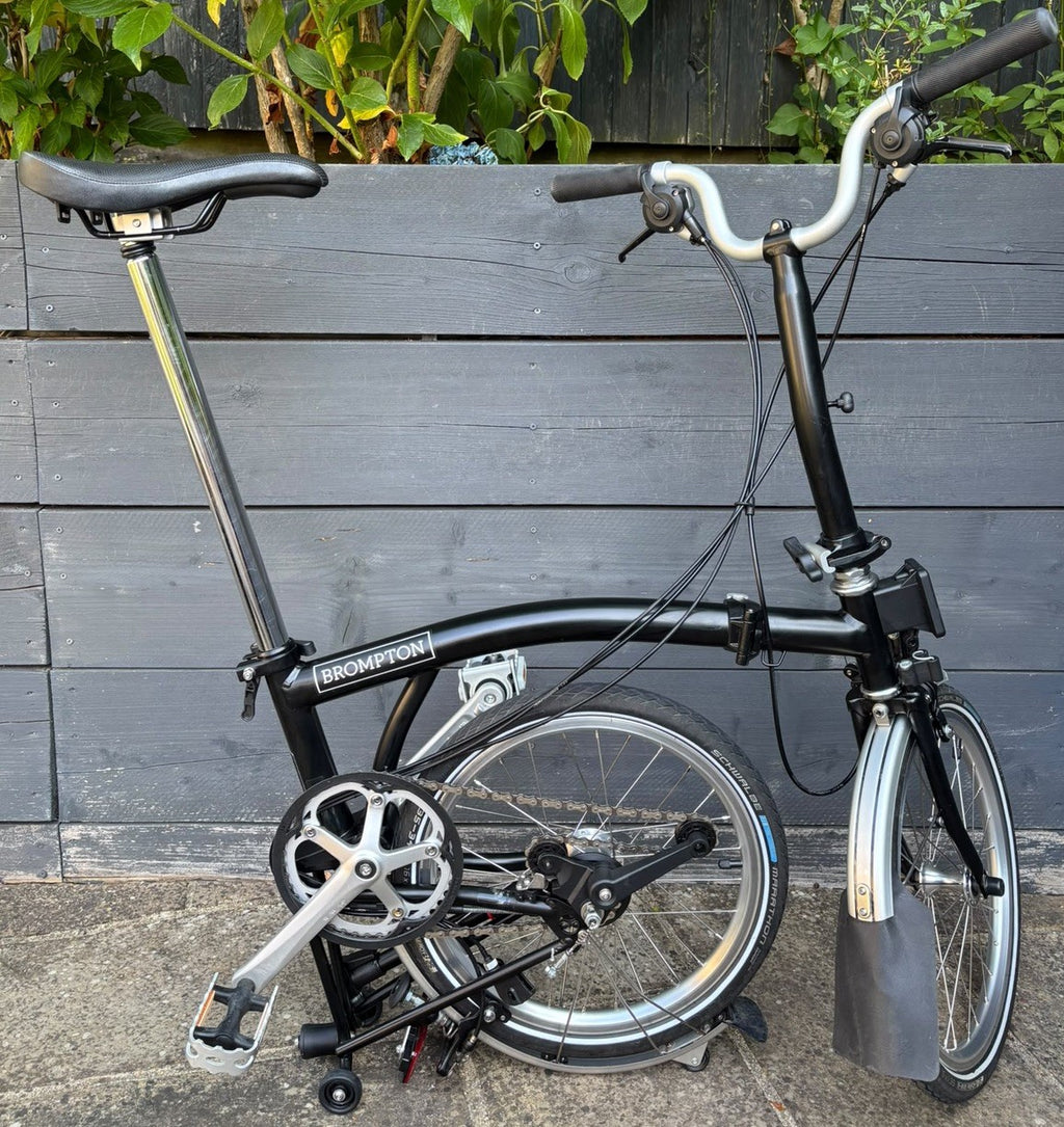 2021 Brompton M6L C Line Folding Bicycle 6 Speed + 44T Chainring - Hardly Used