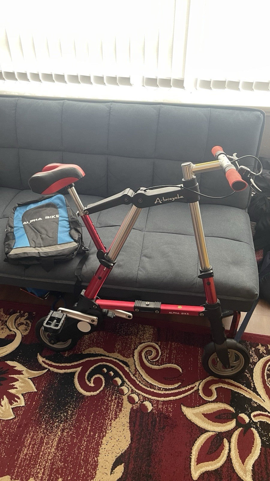 Lightweight foldable bicycle adults unisex