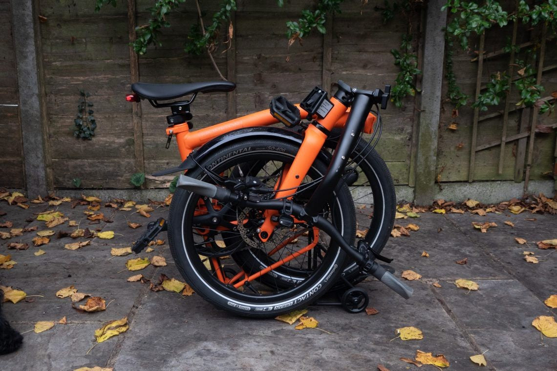 Brompton G-Line Adventure Orange w Mudguards and Rack, 8 Speed, 2025 EXC COND