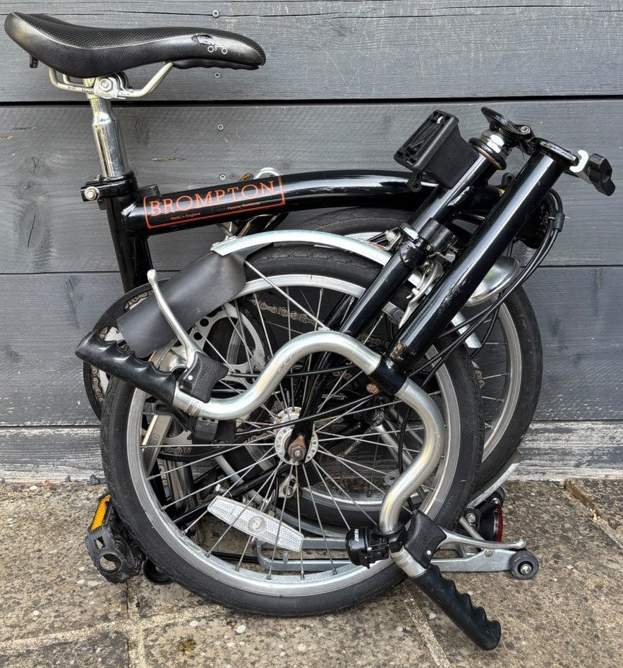 Brompton M5R C line Explore equivalent in Gloss Black - Leisure Used